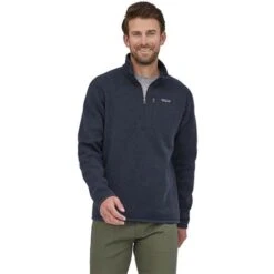 Patagonia Better Sweater 1/4 Zip - Men's -Ski Equipment Discounts wbs2223 25523 nena tm1