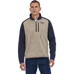 Patagonia Better Sweater 1/4 Zip - Men's -Ski Equipment Discounts wbs2223 25523 ortn kt1