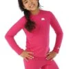 Zemu Solid First Layer Long Sleeve Crewneck - Girl's -Ski Equipment Discounts wksession3 68430 2